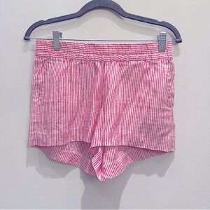 HIHO Designed In BVI Tortola - Pink/Red & White Garden Shorts Size XS